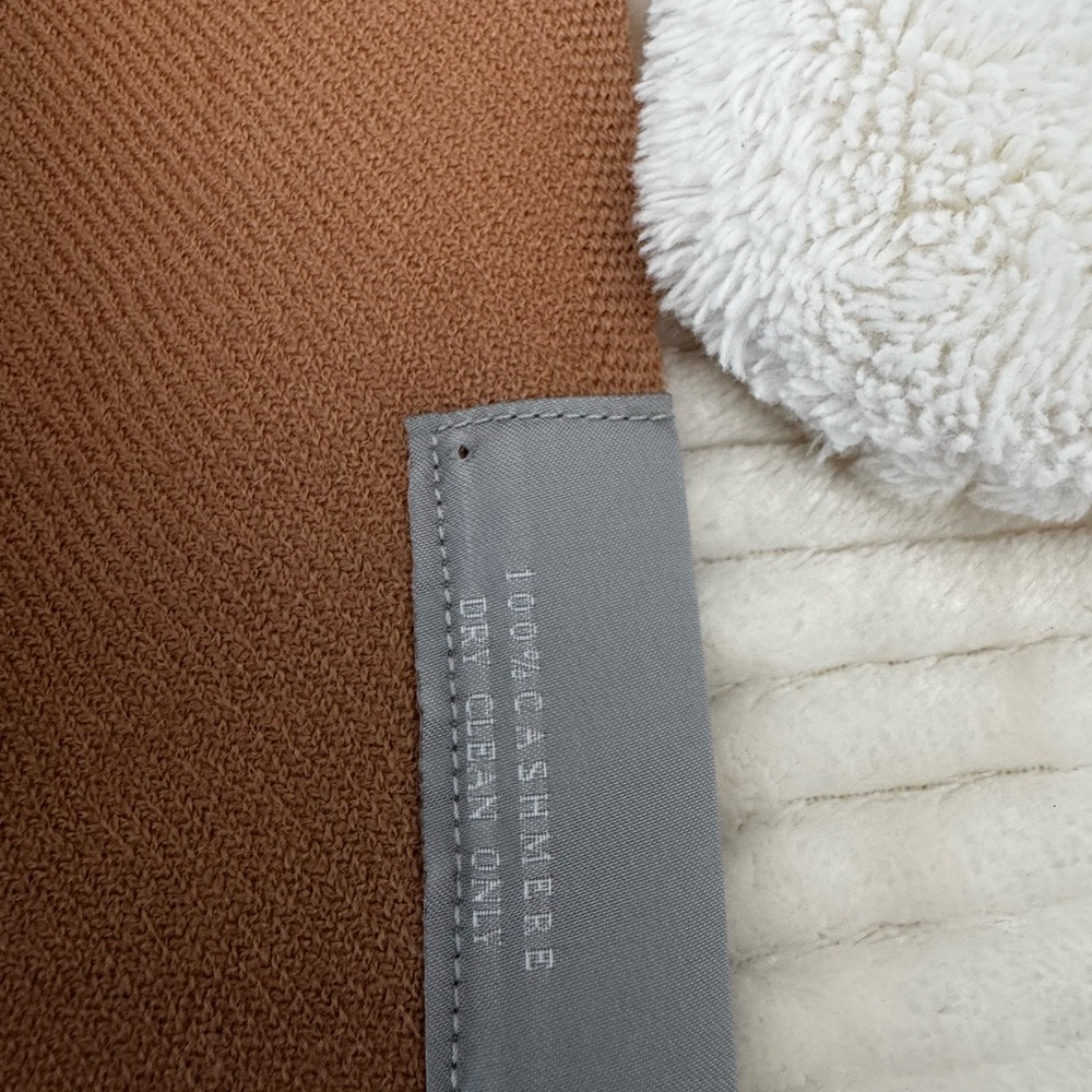 Pure Collection Tan Scarf - Picture 3 of 3